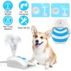 Outdoor Dog Water Fountain Dog Sprinkler Dog Paw Drinking Step-on Fountain Dog Toy for Drinking 2 Spray Modes 66in Water Hose