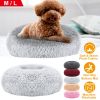 Pet Dog Bed Soft Warm Fleece Puppy Cat Bed Dog Cozy Nest Sofa Bed Cushion For S/M Dog