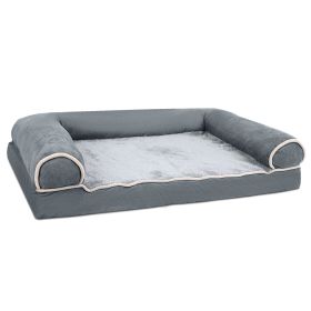 Dog Bed Pet Bed Sofa Dog Couch Pet Cushion Carpet Mattress with Washable and Removable Cover for Medium Large Dogs (Option: PetBedDarkGreyXL)