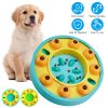 Dog Puzzle Food Feeder Slow Feeding Bowl Interactive Toy Dog Treat Dispensing Toy for IQ Training Mental Enrichment For Small Medium Large Dog Cat