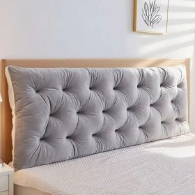 Headboard Pillow  Length 1.2m, 3 colors (Color: light gray)